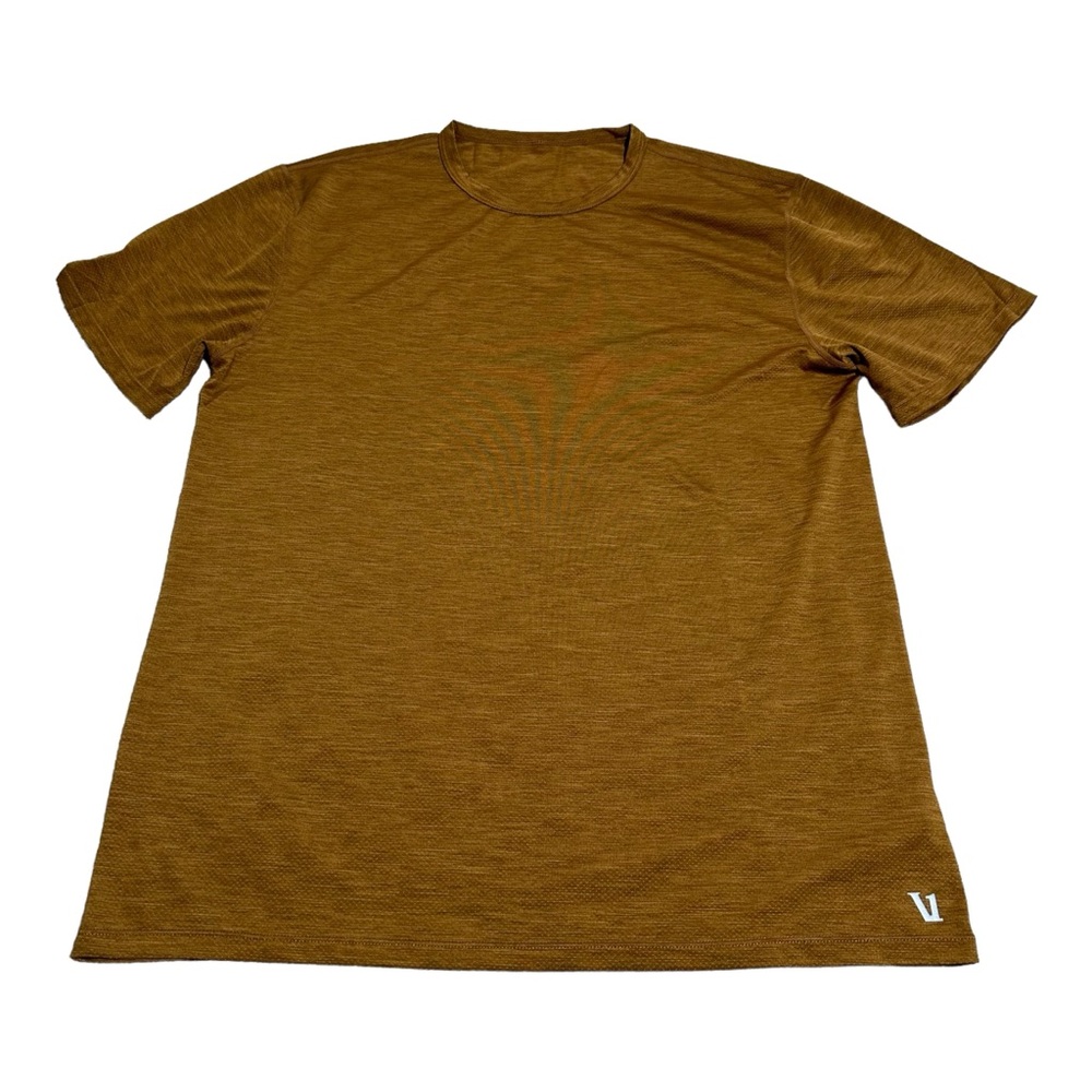 Vuori Zephyr Short Sleeve Crew Neck Tee Men’s L Orange